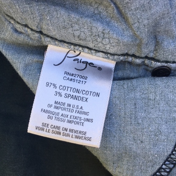 Paige green corduroy pants, Verdugo Jegging - Picture 4 of 10